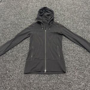 Lululemon Define Jacket Hooded Black Women’s 4 Luon Full Zip Fitted